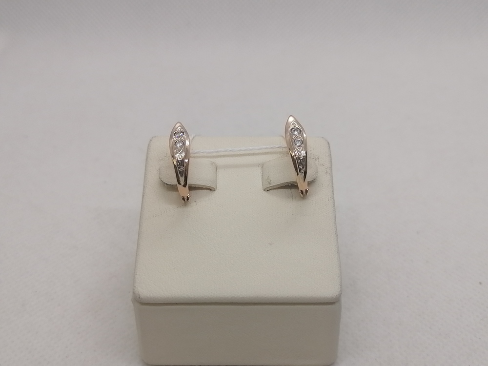 СЕРЬГИ С КАМНЯМИ (Au 585)