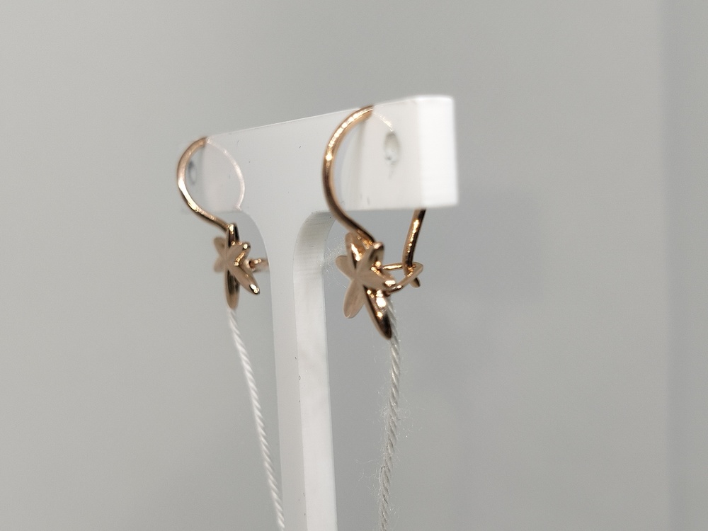 СБКМ583 СЕРЬГИ БЕЗ КАМНЯ (Au 583)