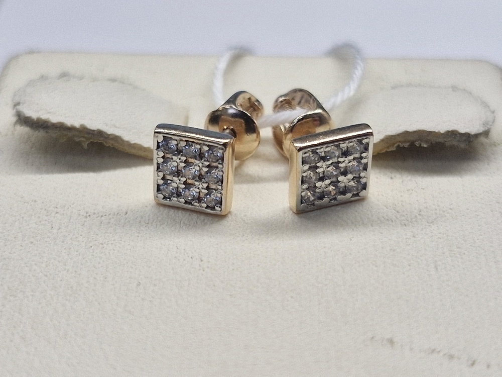 СПУС585 СЕРЬГИ ПУСЕТЫ (Au 585)