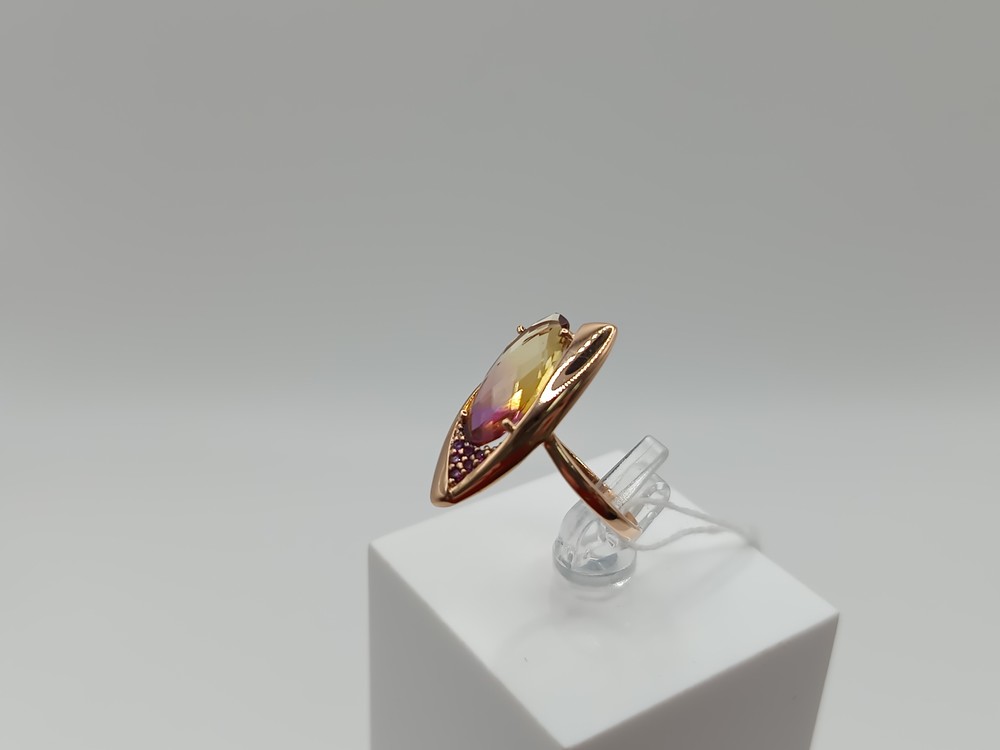 КОЛКМИ585 КОЛЬЦО С КАМНЯМИ (Au 585)