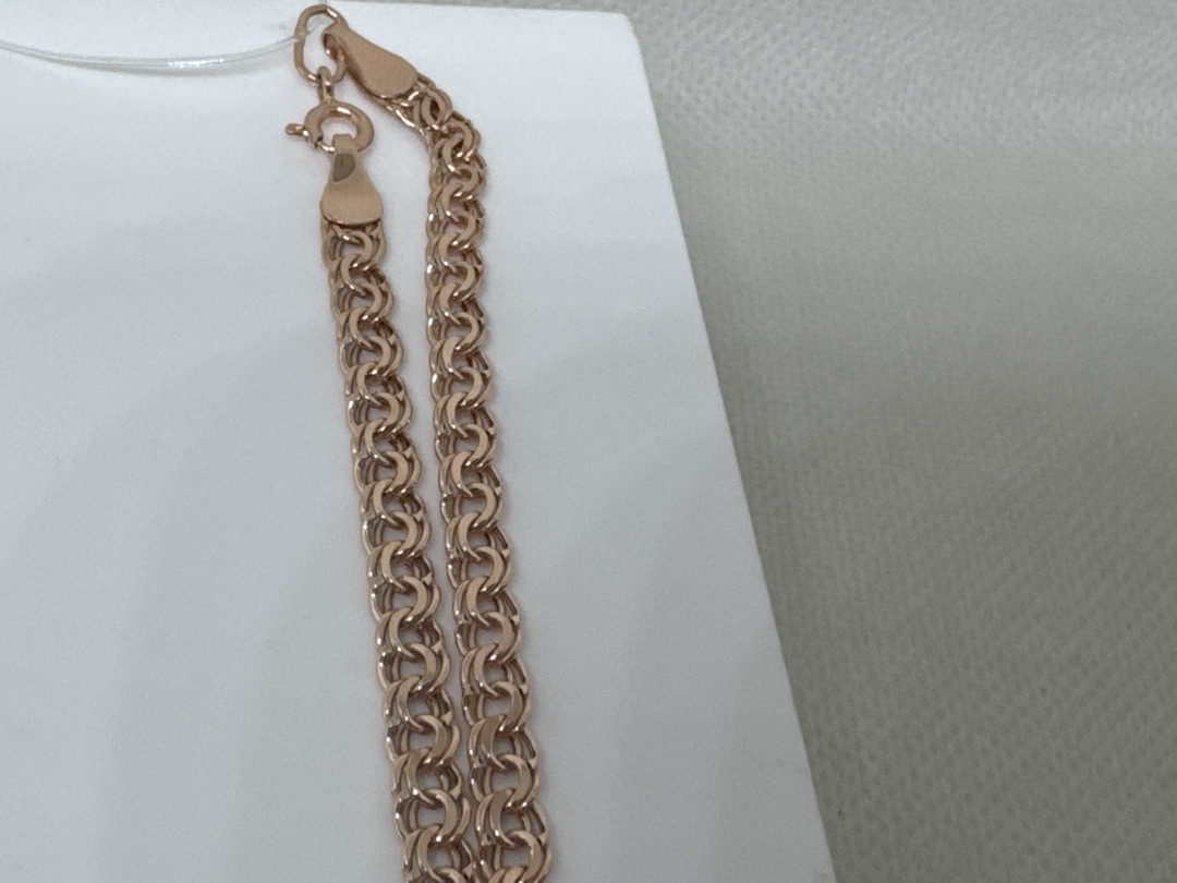 570006022 ЦЕПЬ ПУСТОТЕЛАЯ Бисмарк (Au 585)