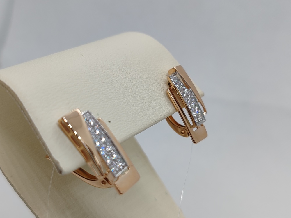 СЕРЬГИ С КАМНЯМИ (Au 585)