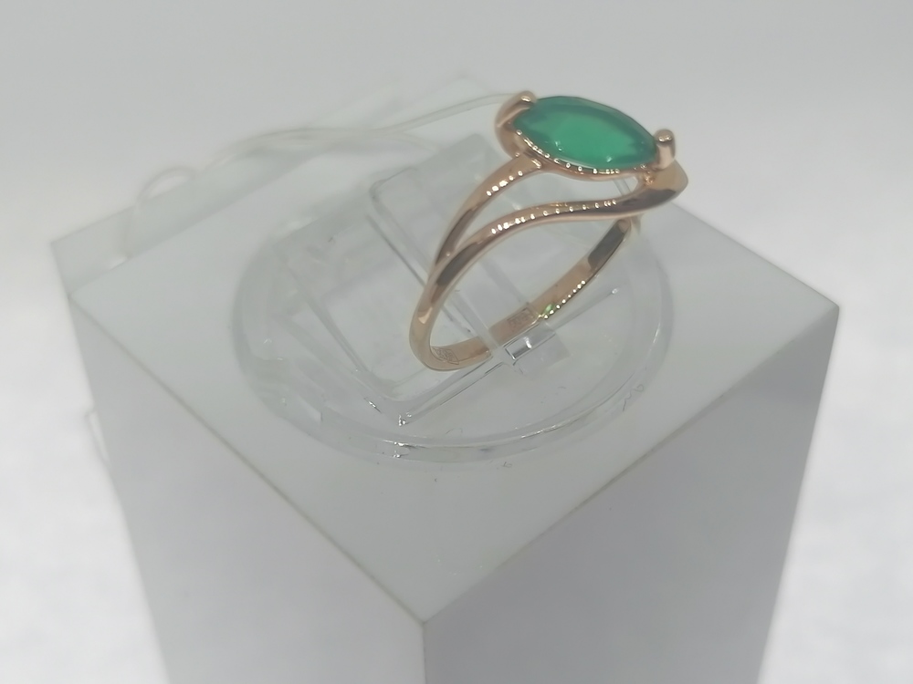 51-310-00974-2 КОЛЬЦО АГАТ (Au 585)