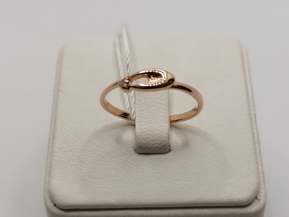 КОЛЬЦО С КАМНЕМ (Au 585)