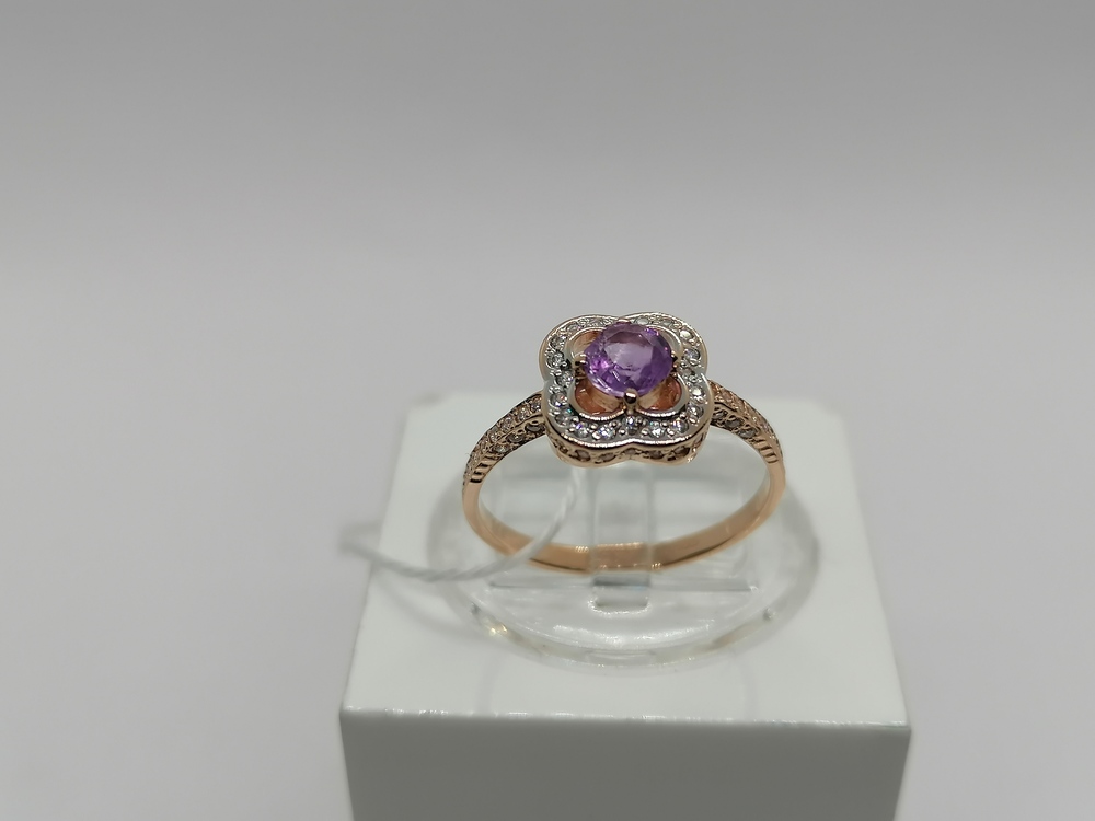 КОЛКМИ585 КОЛЬЦО С КАМНЯМИ (Au 585)