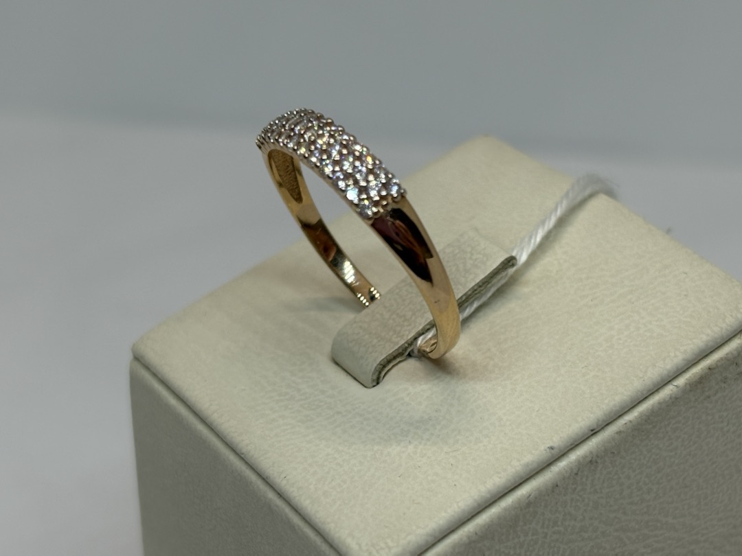 КОЛКМИ585 КОЛЬЦО С КАМНЯМИ (Au 585)