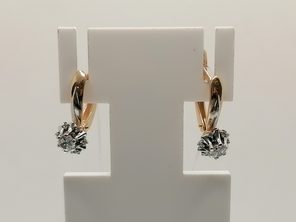 СЕРЬГИ С КАМНЯМИ (Au 585)