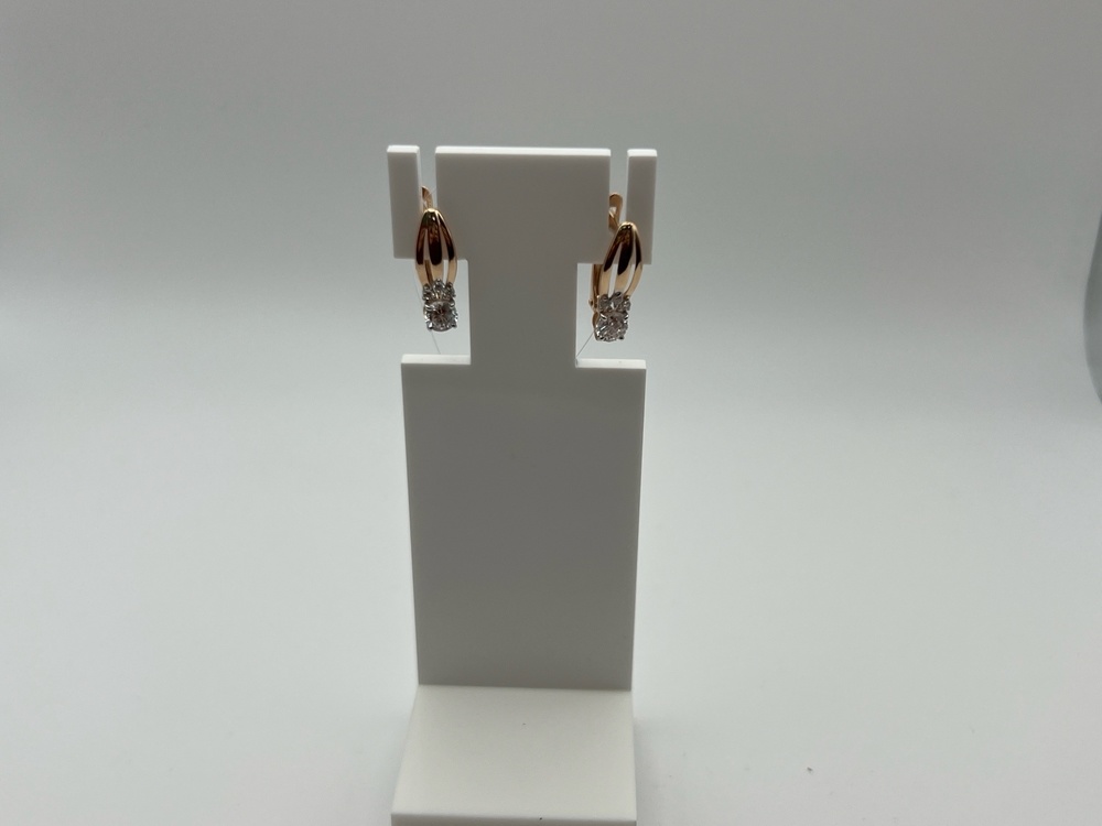 СЕРЬГИ С КАМНЯМИ (Au 585)