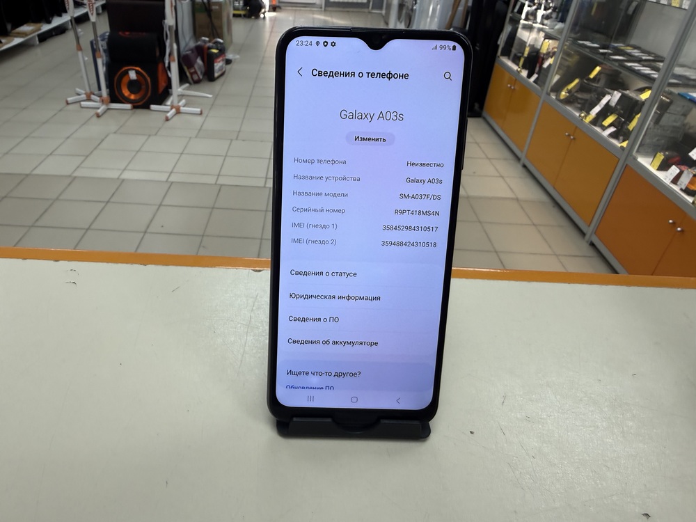 Смартфон Samsung Galaxy A03S 3/32