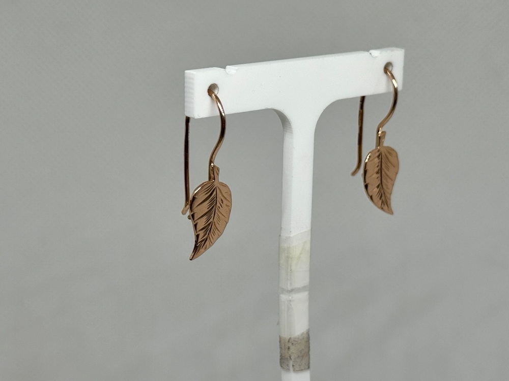 СБКМ583 СЕРЬГИ БЕЗ КАМНЯ (Au 583)