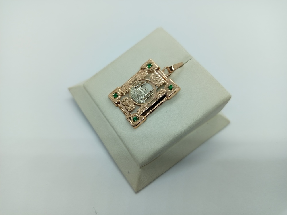 КЗ.27/Мечеть/з585 ПОДВЕСКА МЕЧЕТЬ (Au 585)