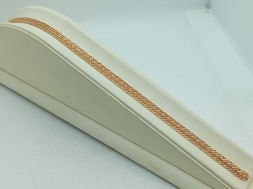 ЦПР2585 ЦЕПЬ ПУСТОТЕЛАЯ Ромб двойной (Au 585)