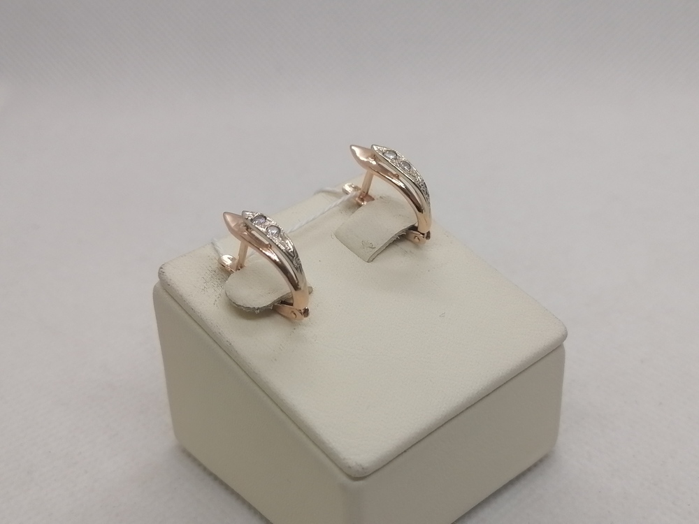 СЕРЬГИ С КАМНЯМИ (Au 585)