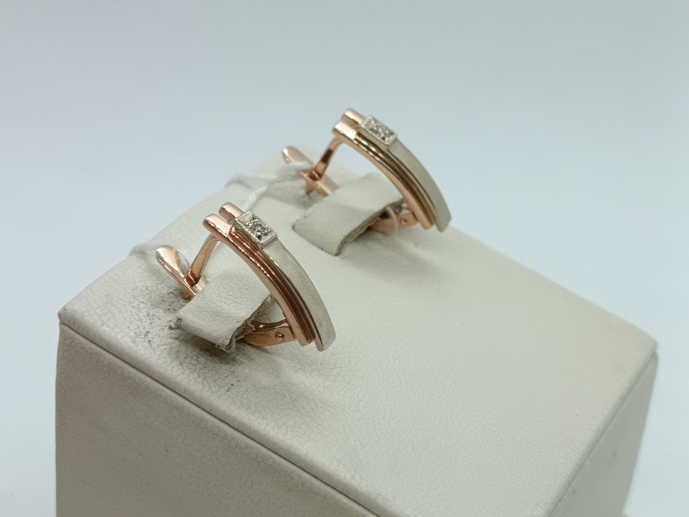 СЕРЬГИ БРИЛЛИАНТ (Au 585)