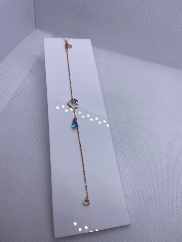 Б585 БРАСЛЕТ С КАМНЯМИ (Au 585)