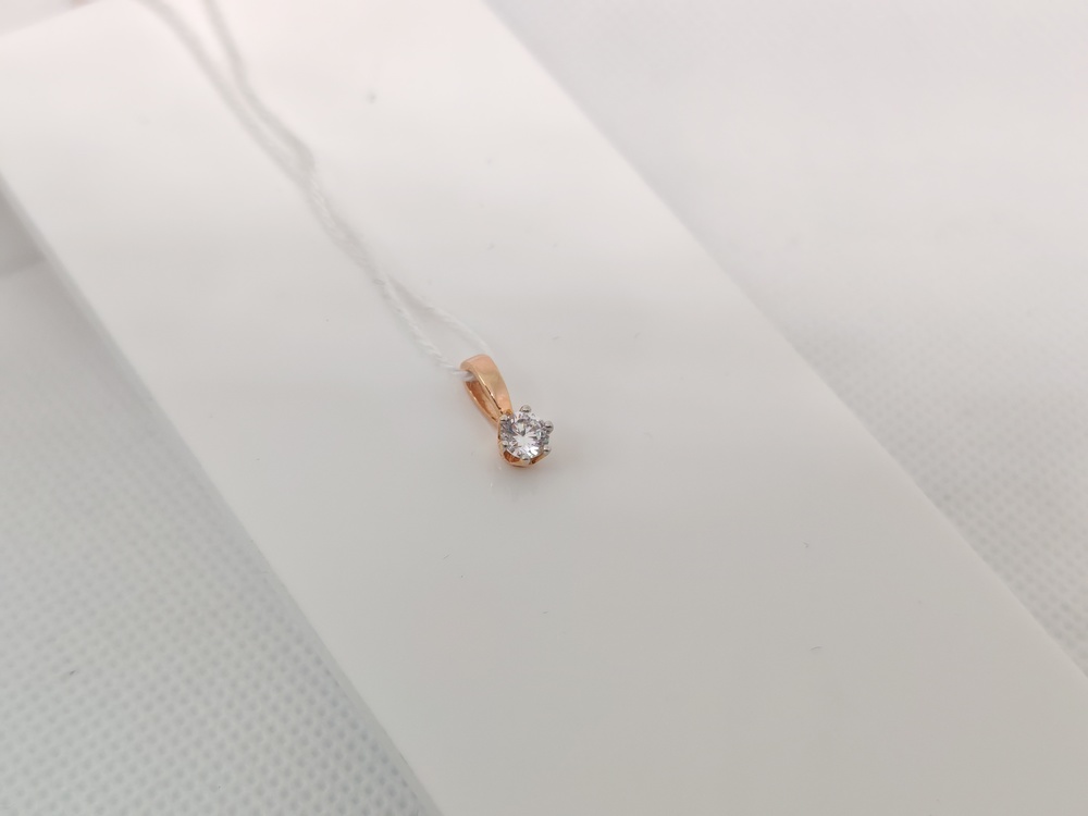 ПОДКМ585 ПОДВЕСКА С КАМНЕМ (Au 585)