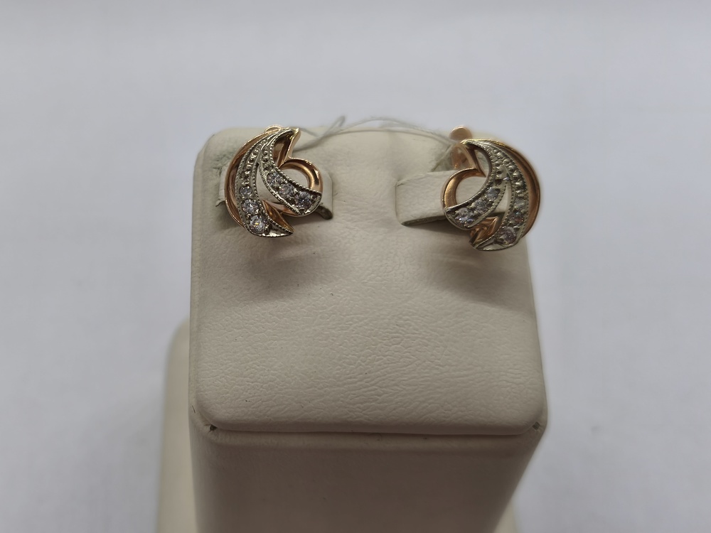 СЕРЬГИ С КАМНЯМИ (Au 585)