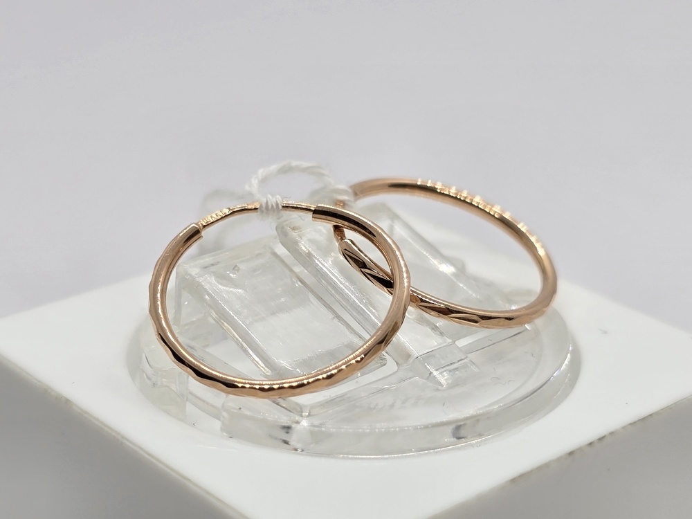 СКОН585 СЕРЬГИ КОНГО (Au 585)