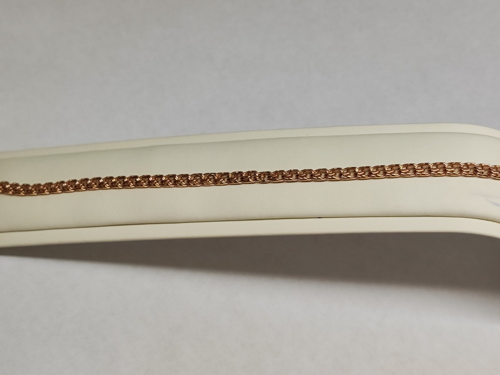 БЛБ585 БРАСЛЕТ ПОЛНОВЕСНЫЙ Бисмарк (Au 585)