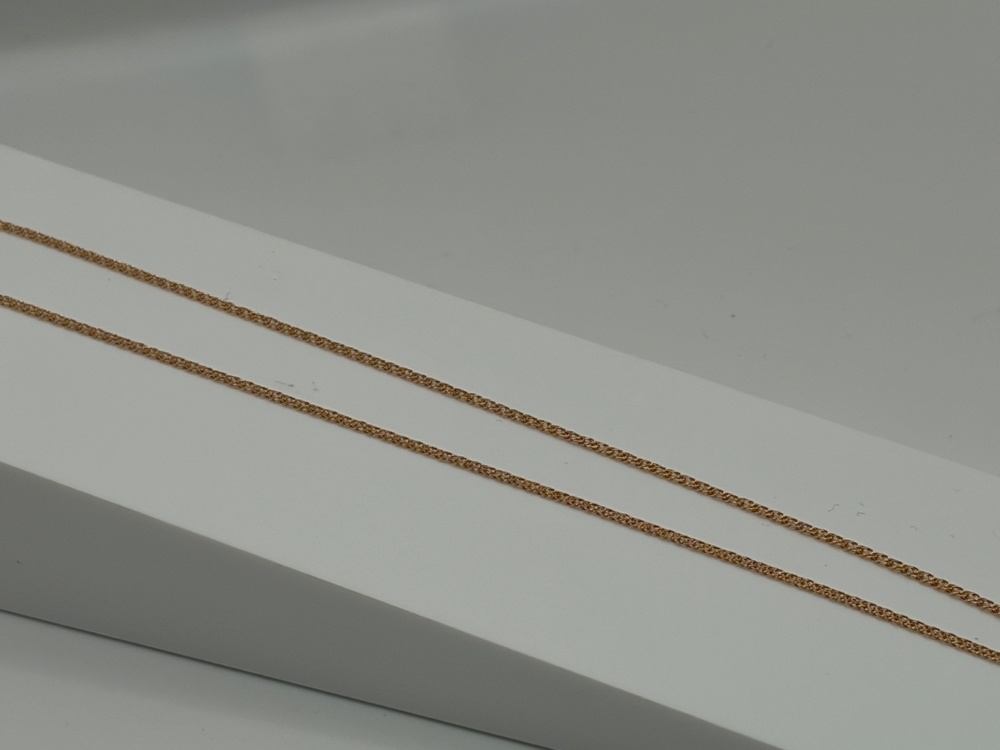 ЦЕПЬ ПОЛНОВЕСНАЯ Ромб двойной (Au 585)