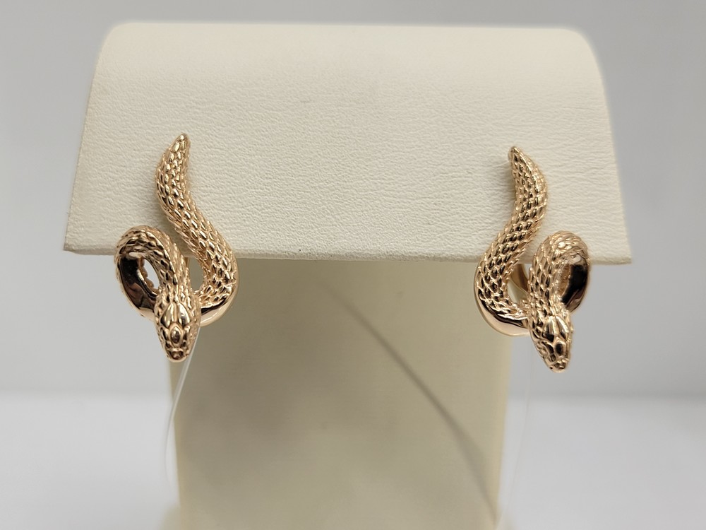 СЕРЬГИ БЕЗ КАМНЯ (Au 585)