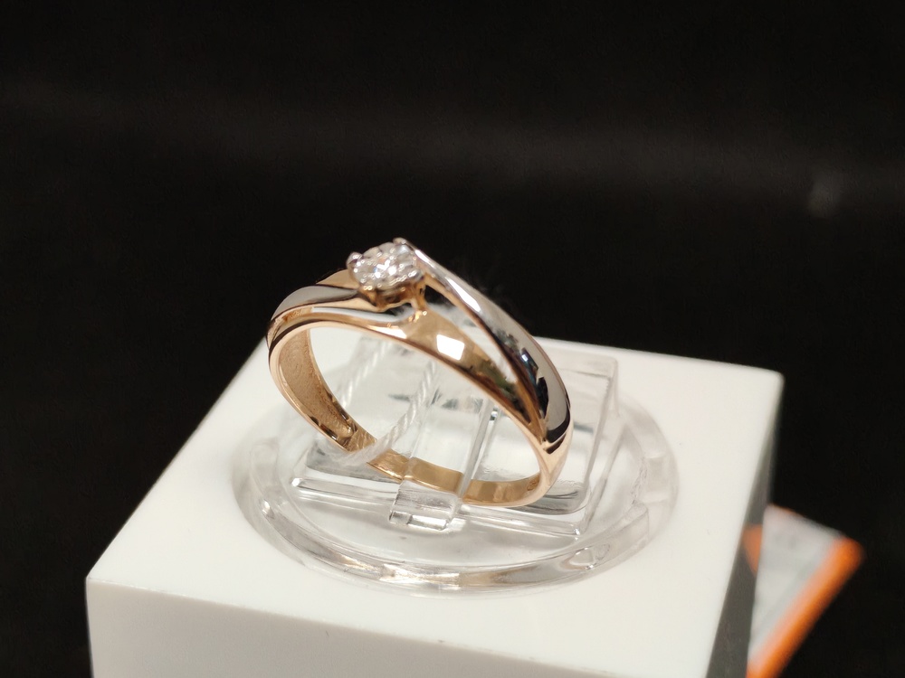 КОЛЬЦО БРИЛЛИАНТ Au 585