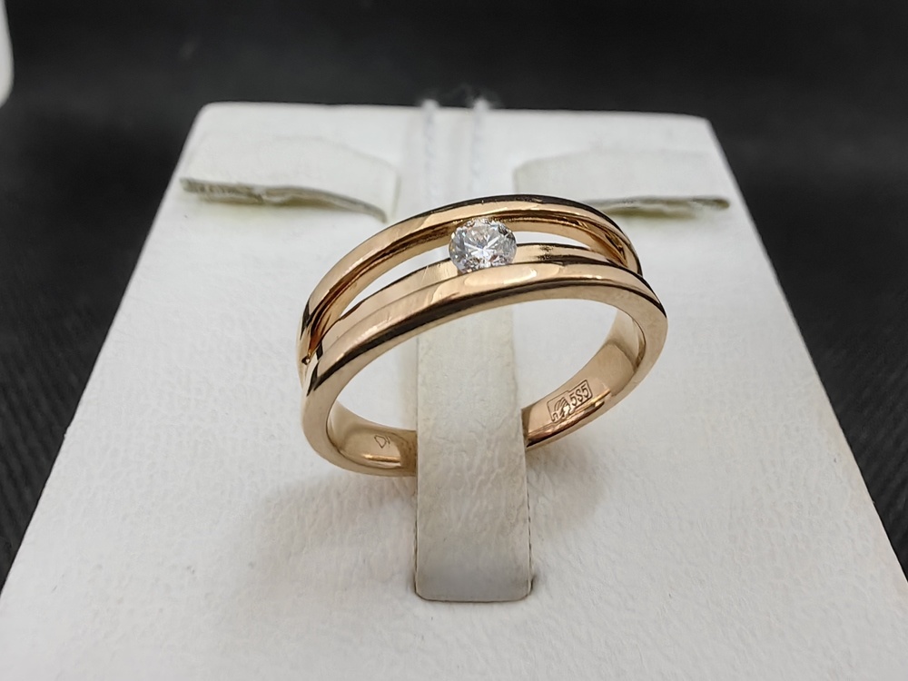 КОЛЬЦО БРИЛЛИАНТ Au 585