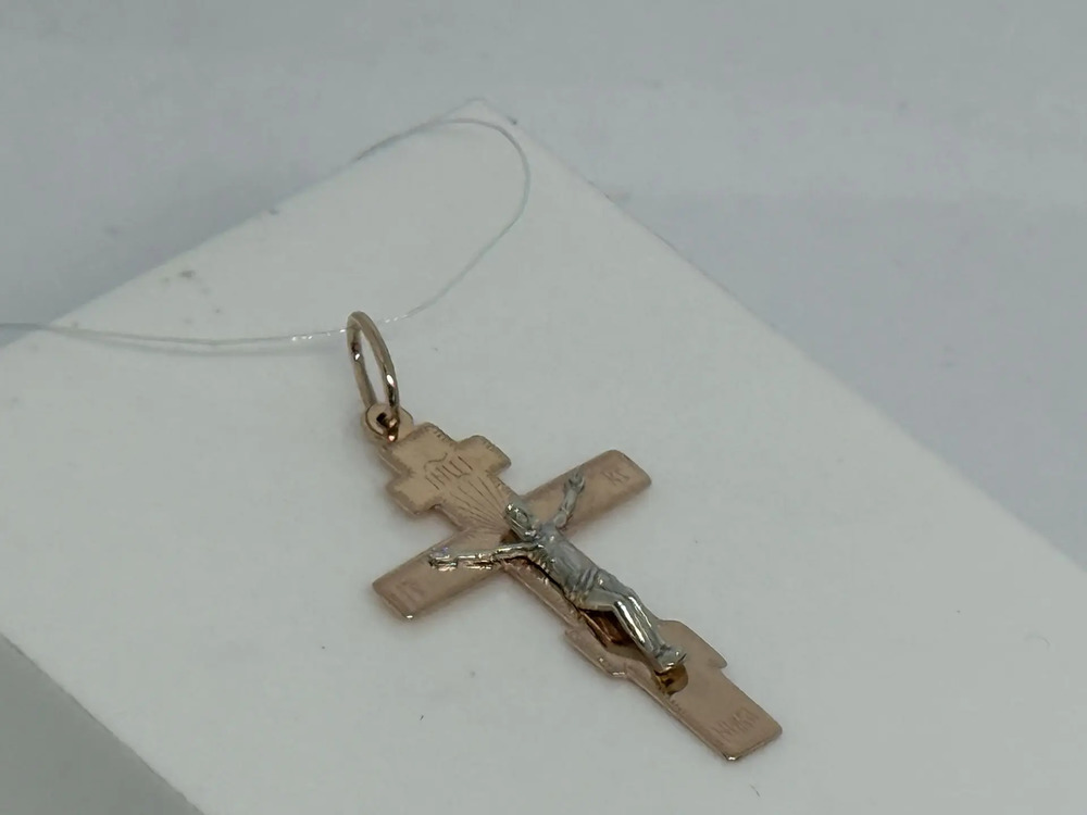 ПОДВЕСКА КРЕСТ (Au 585)
