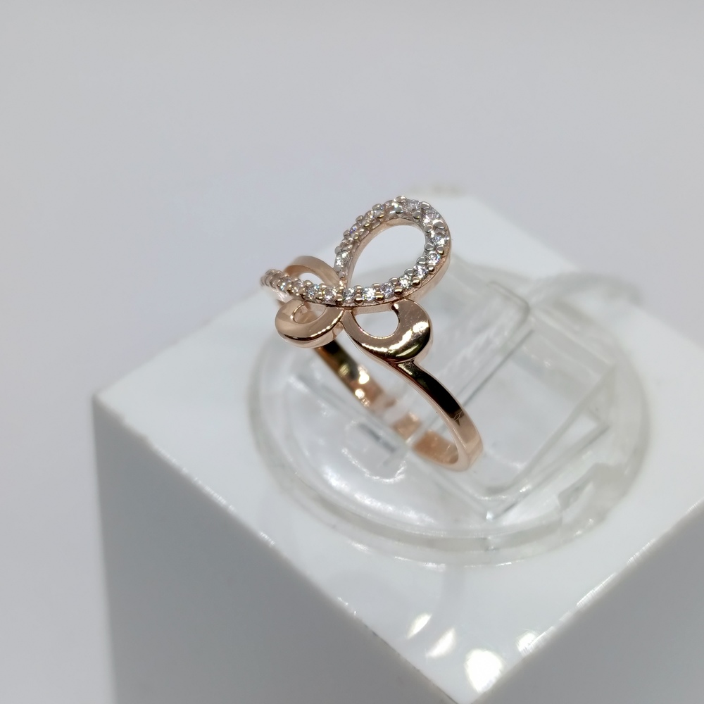 КОЛЬЦО С КАМНЯМИ (Au 585)