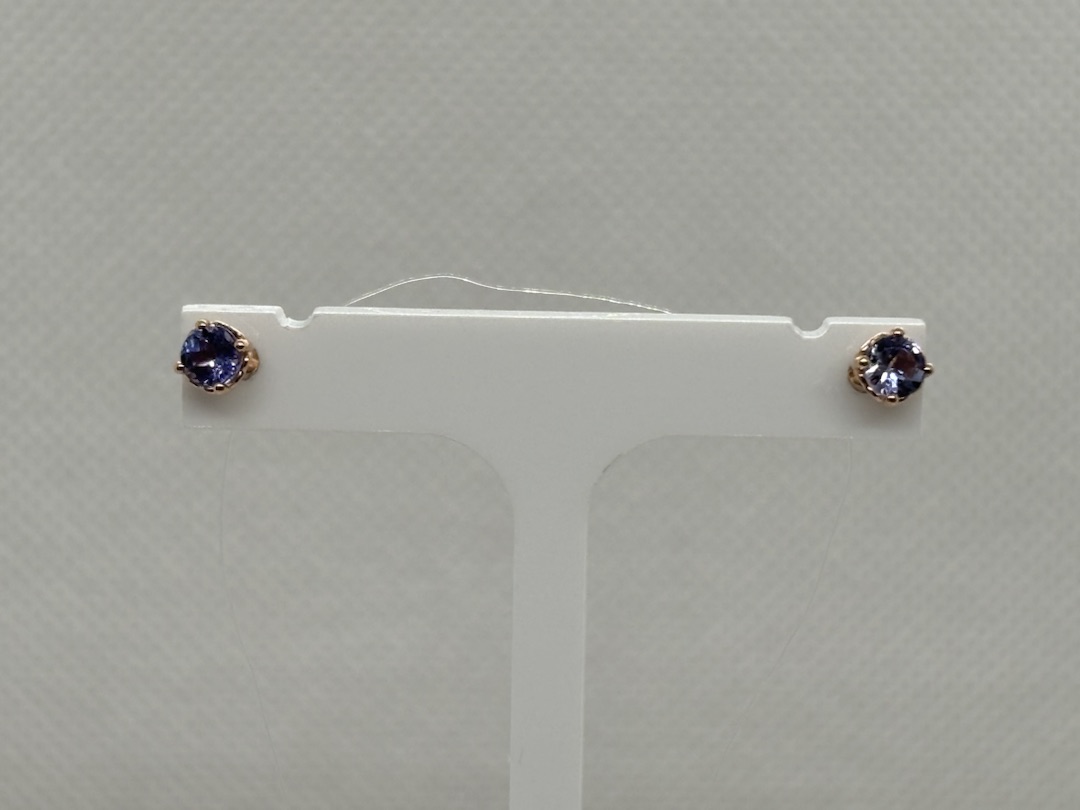 СЕРЬГИ ПУСЕТЫ с камнем (Au 585)