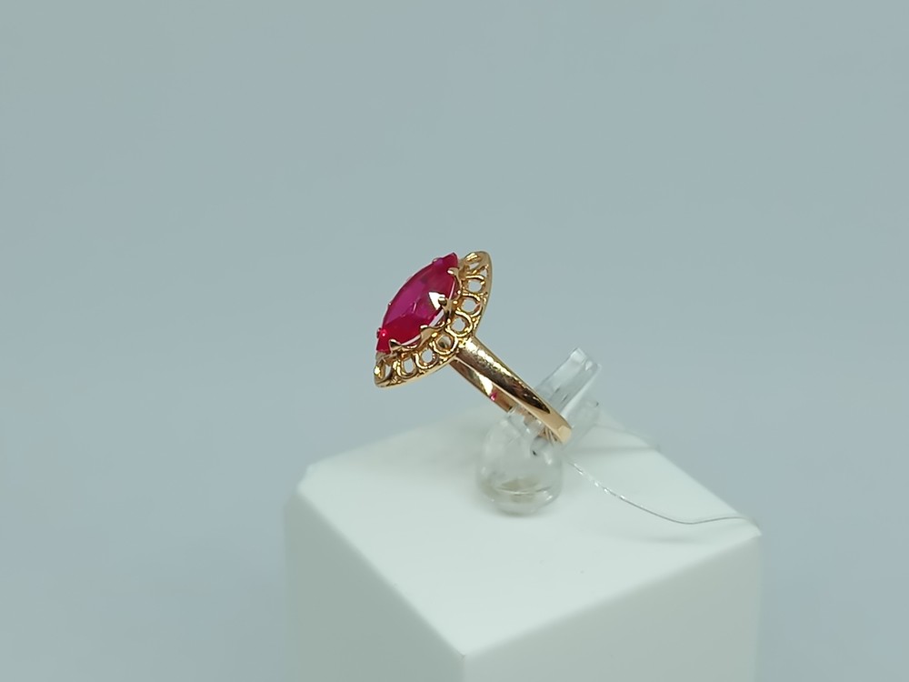 КОЛЬЦО С КАМНЕМ (Au 585)