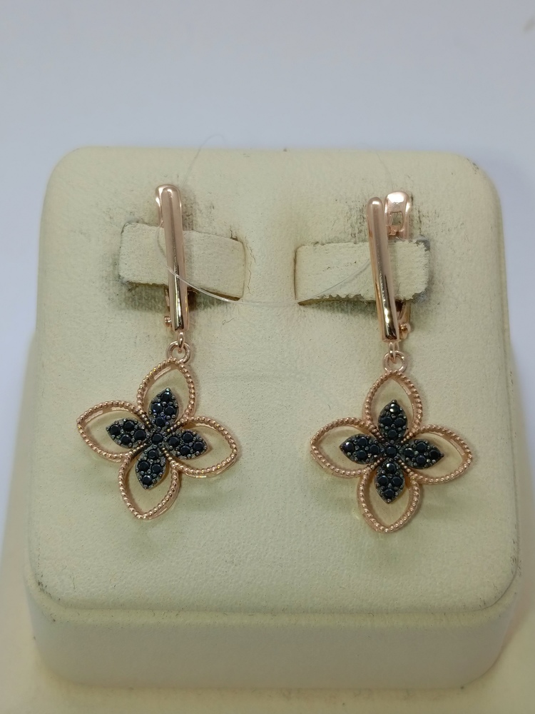 СЕРЬГИ С КАМНЯМИ (Au 585)