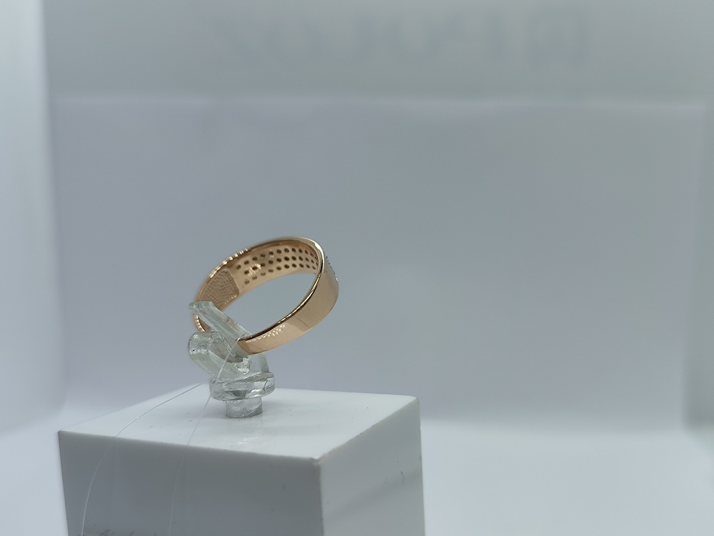 КОЛЬЦО С КАМНЯМИ (Au 585)