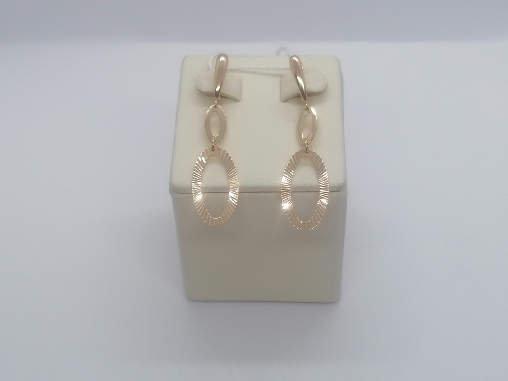 СБКМ585 СЕРЬГИ БЕЗ КАМНЯ (Au 585) СБКМ585 СЕРЬГИ БЕЗ КАМНЯ (Au 585)