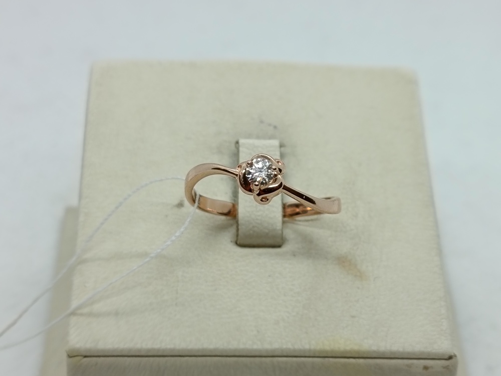 КОЛЬЦО БРИЛЛИАНТ Au 585