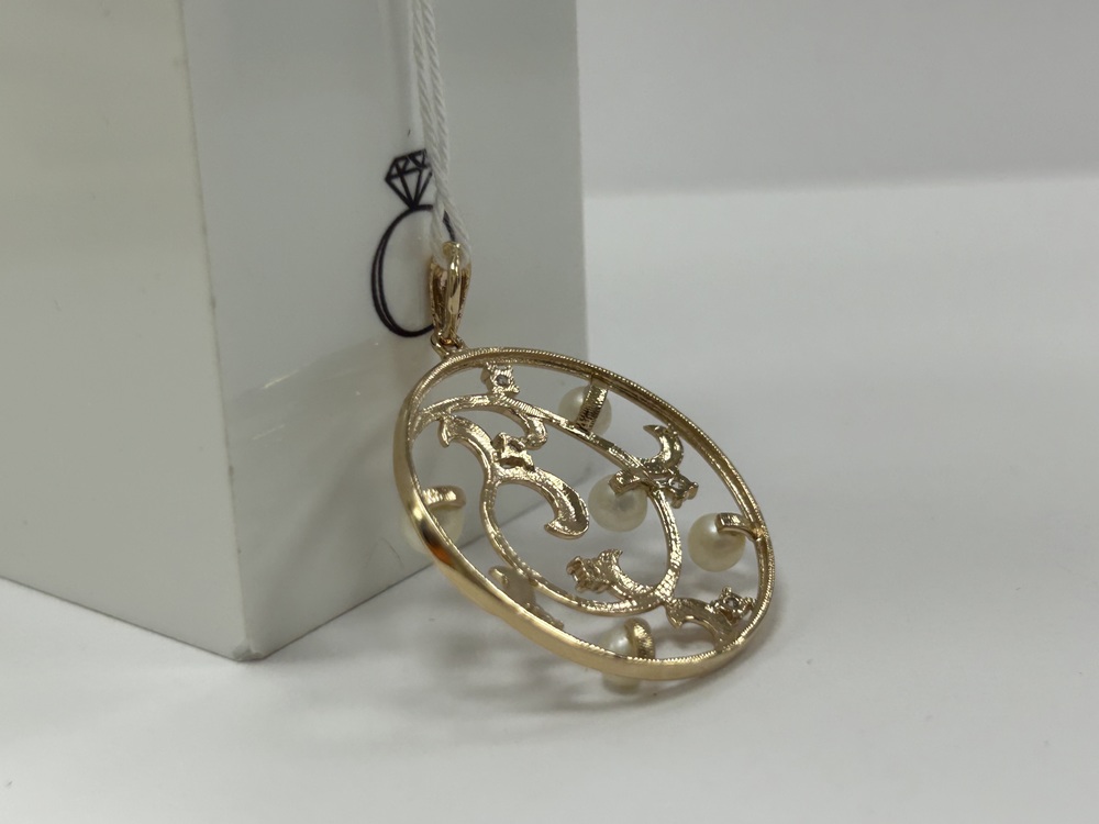 ПОДВЕСКА С КАМНЯМИ (Au 585)