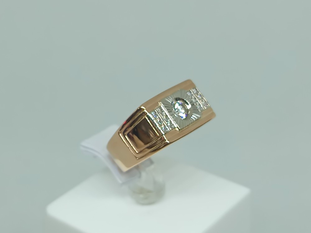 ПЕЧАТКА С КАМНЯМИ (Au 585)