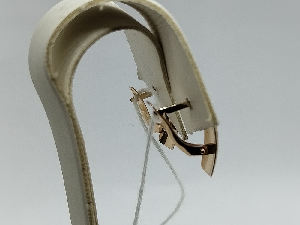 СБКМ585 СЕРЬГИ БЕЗ КАМНЯ (Au 585)