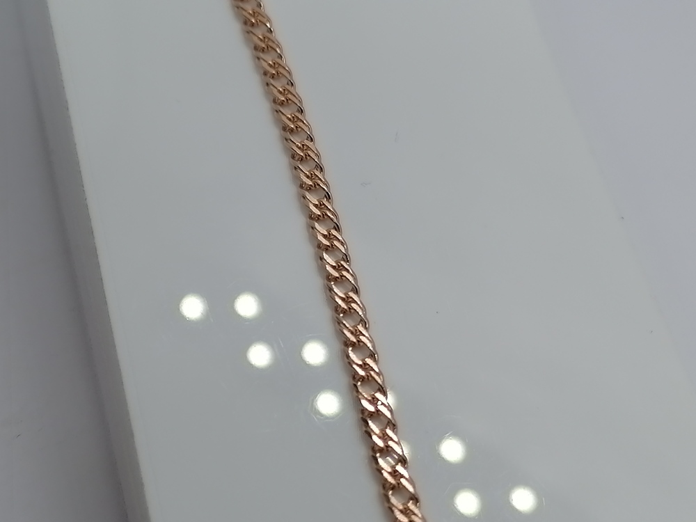 БРАСЛЕТ ПОЛНОВЕСНЫЙ Ромб двойной Au 585