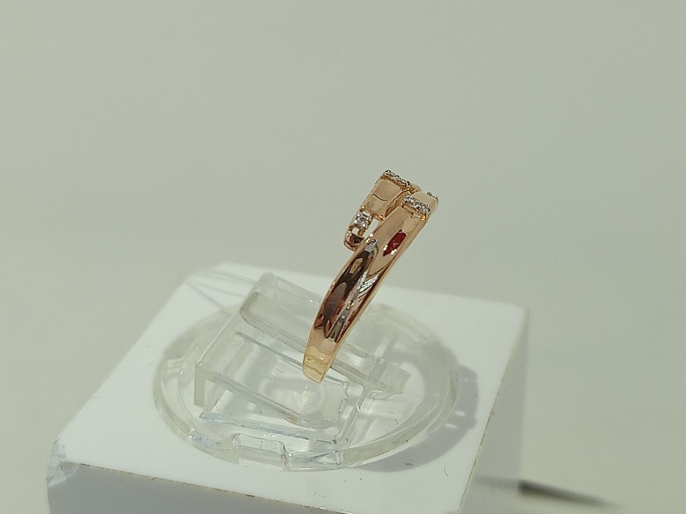 025441-1102 КОЛЬЦО С КАМНЯМИ (Au 585)