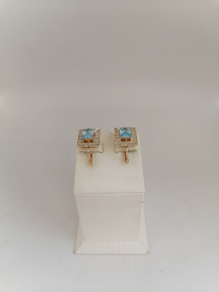 СЕРЬГИ С КАМНЯМИ (Au 585)