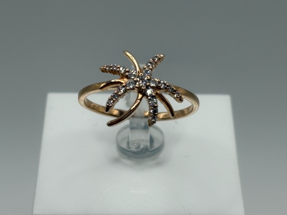 КОЛКМИ585 КОЛЬЦО С КАМНЯМИ (Au 585)