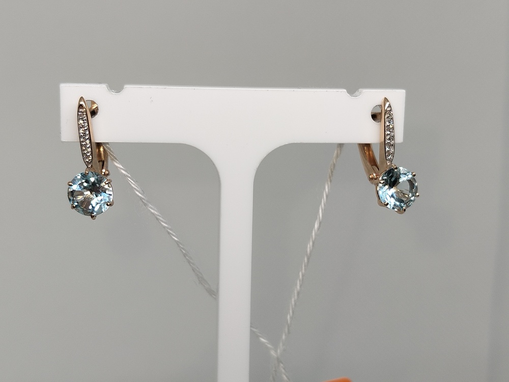 СКМИ585 СЕРЬГИ С КАМНЯМИ (Au 585) СКМИ585 СЕРЬГИ С КАМНЯМИ (Au 585)