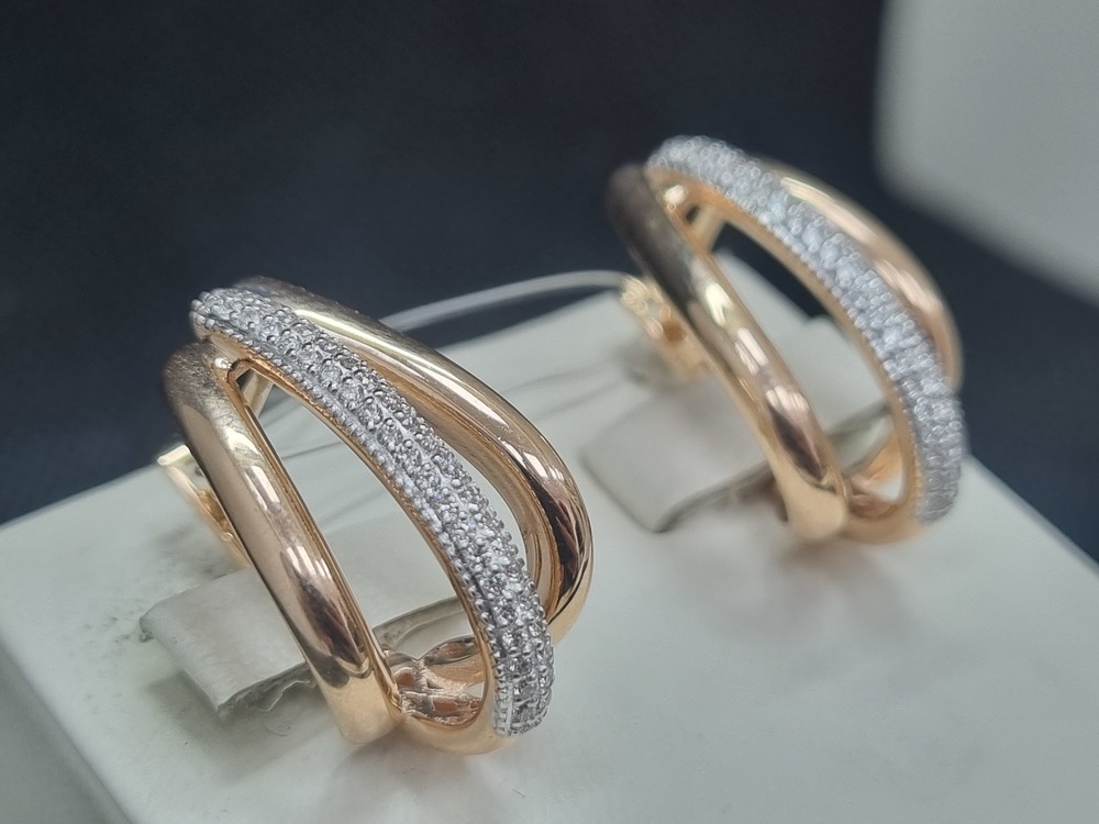 СЕРЬГИ БРИЛЛИАНТ (Au 585)