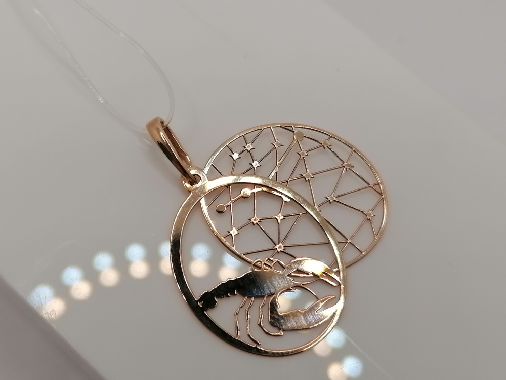 ПОДВЕСКА ЗНАК ЗОДИАКА без камня (Au 585)