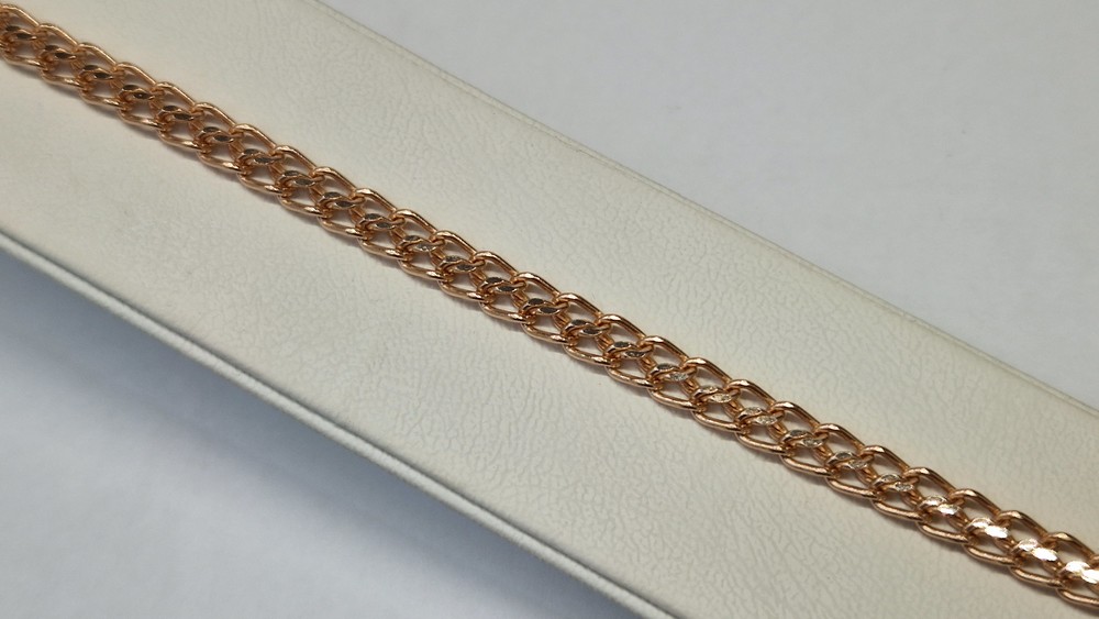 БРАСЛЕТ ПУСТОТЕЛЫЙ Царь (Au 585)