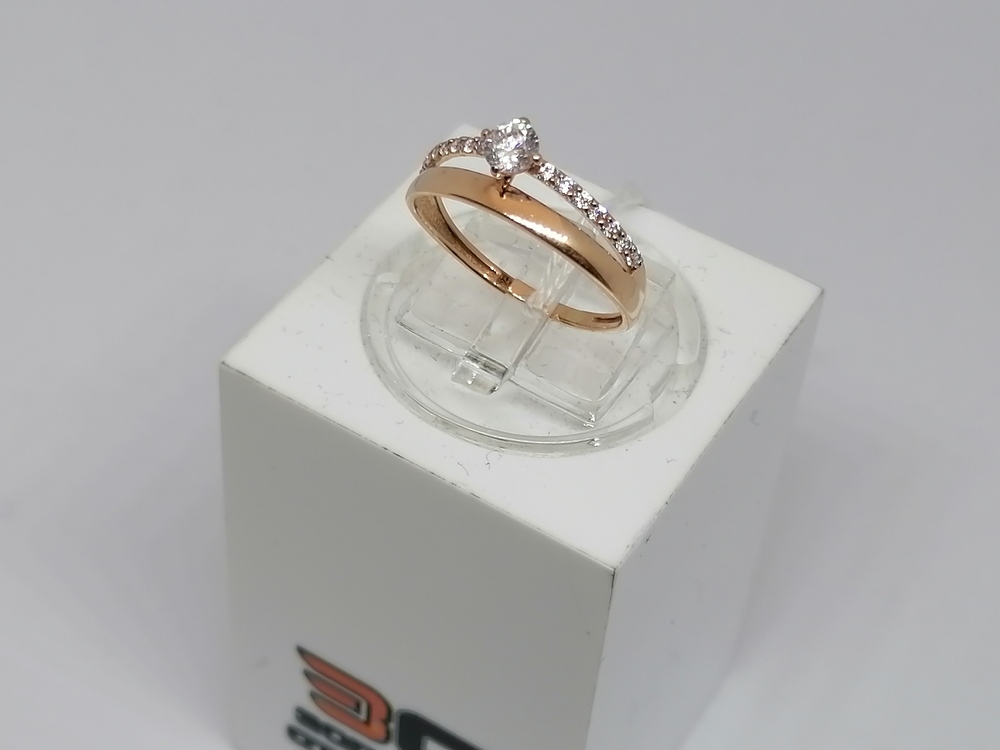 КОЛКМИ585 КОЛЬЦО С КАМНЯМИ (Au 585)