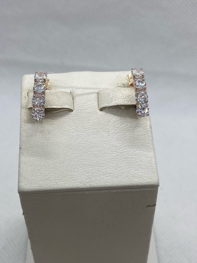 СЕРЬГИ С КАМНЯМИ (Au 585)