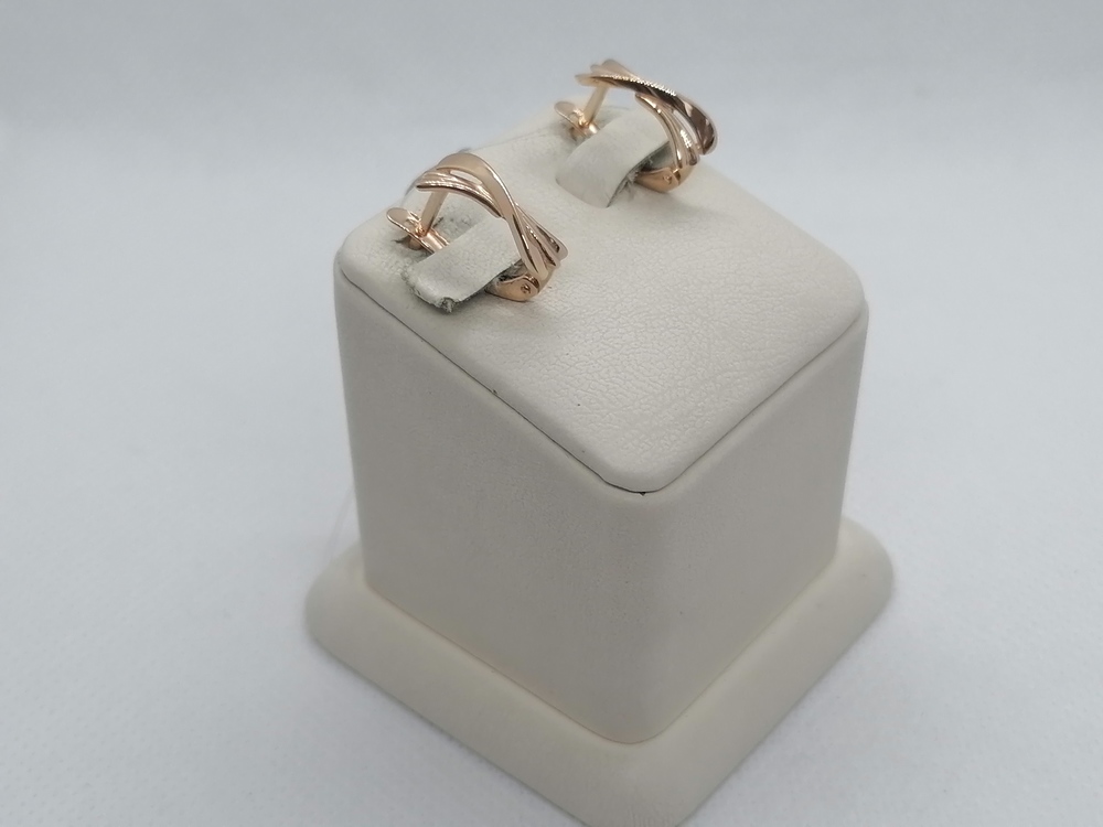 СЕРЬГИ БЕЗ КАМНЯ (Au 585)