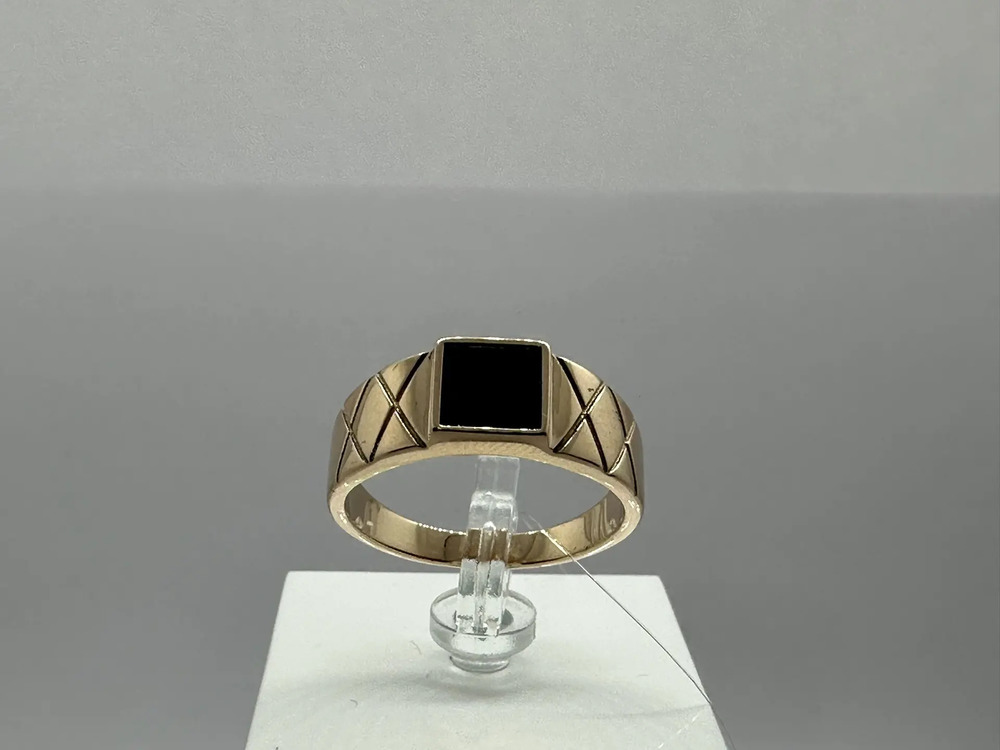 КОЛЬЦО ПЕЧАТКА с камнем (Au 585)